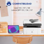 Toner Premium W1105A Black 1.000 Páginas - Imagen 2